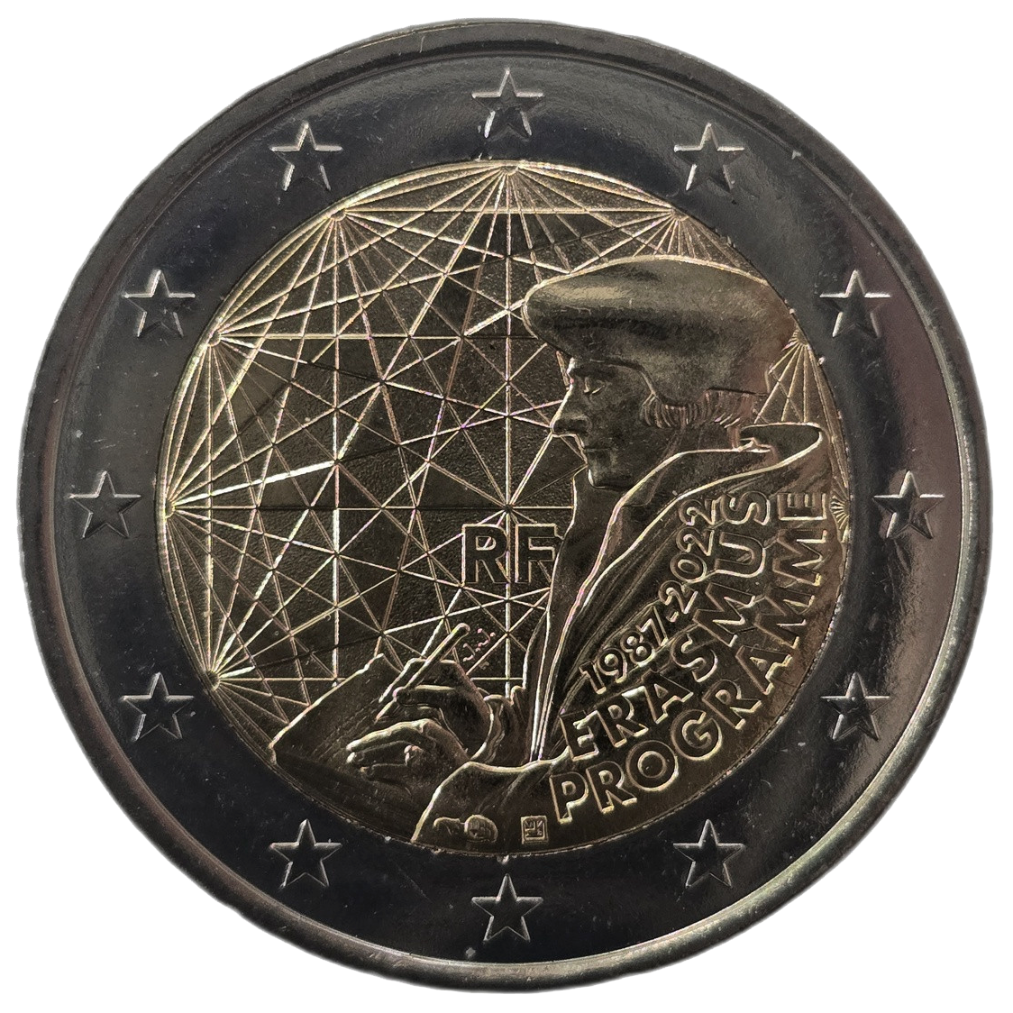 2 euros conmemorativa 35º Aniversario del Programa Erasmus